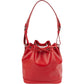 Louis Vuitton Red Epi Leather NM Sac Noé Petit Shoulder Bag