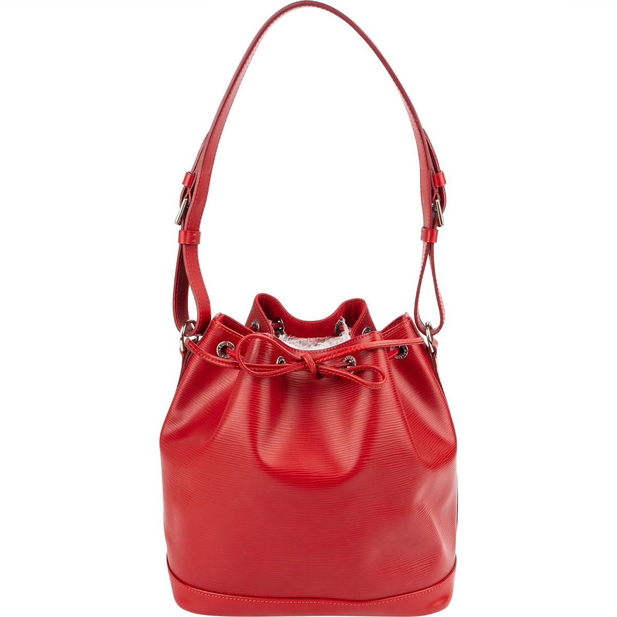 Louis Vuitton Red Epi Leather NM Sac Noé Petit Shoulder Bag