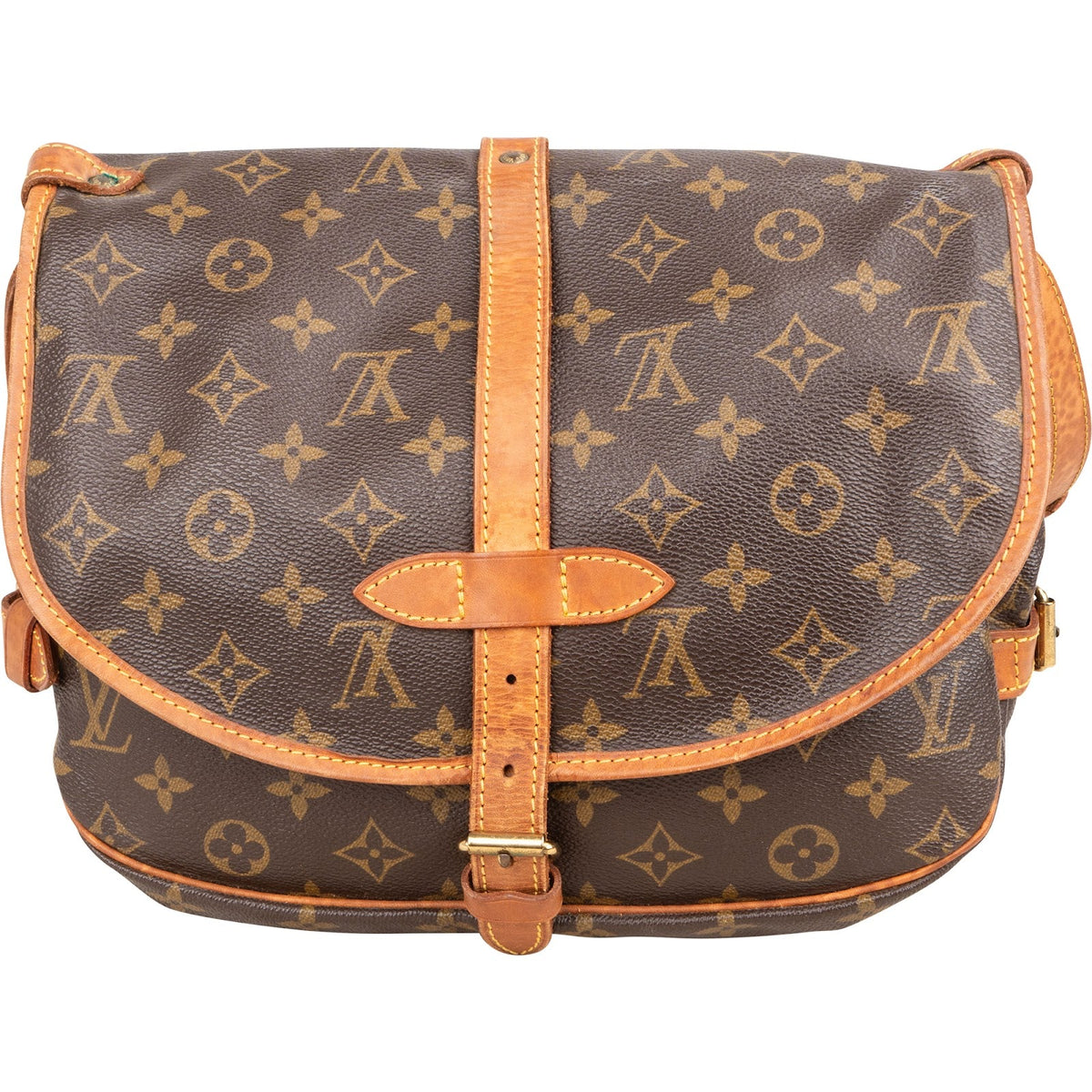 Bolso bandolera Louis Vuitton Monogram Canvas Saumur 30