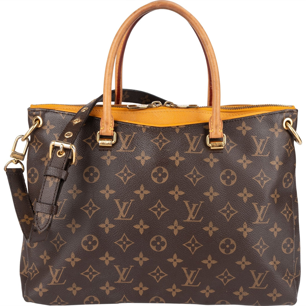 Louis Vuitton Monogram Canvas Pallas MM handtas