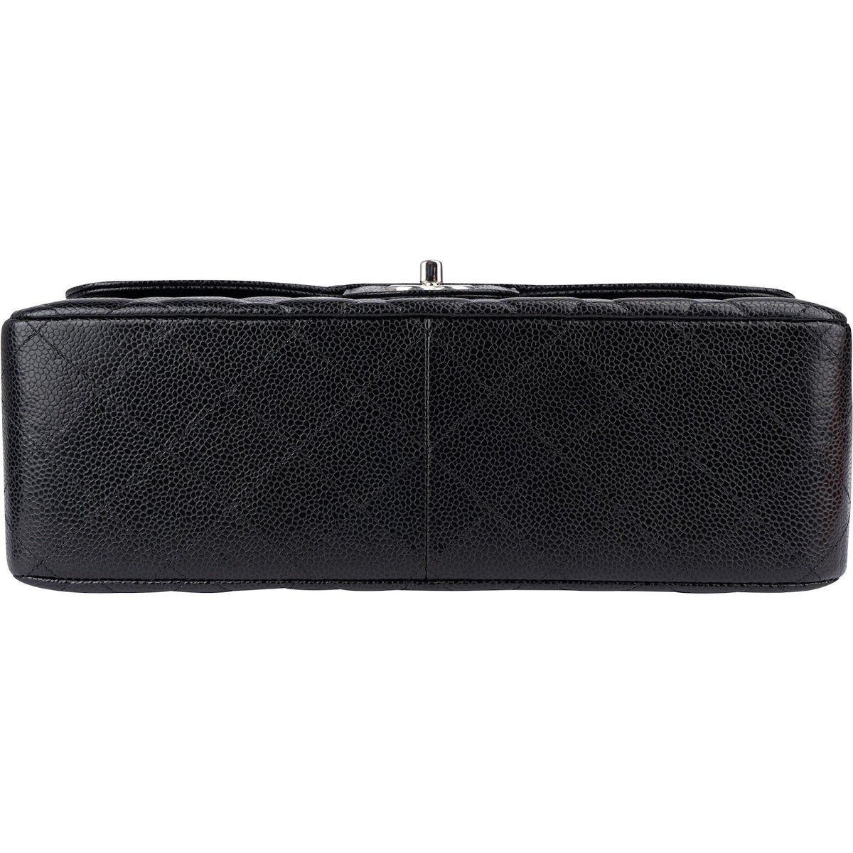 Chanel Caviar Palladium Jumbo Double Flap Umhängetasche, Bild 6 von 15