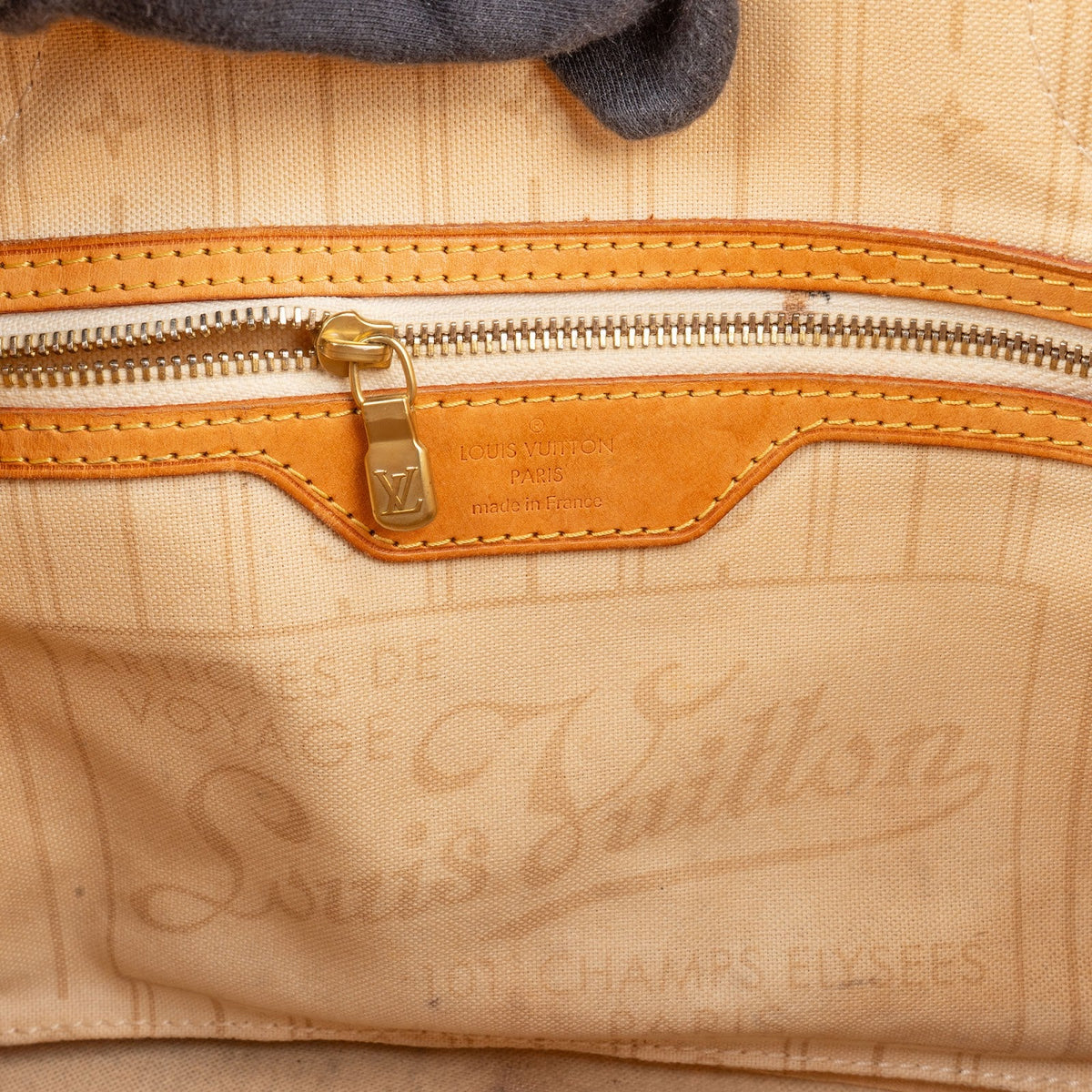 Louis Vuitton Neverfull PM aus Damier Azur Canvas – Ansicht 9
