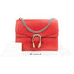 Bolso de hombro y bandolera Dionysus de piel roja con cristales de Gucci