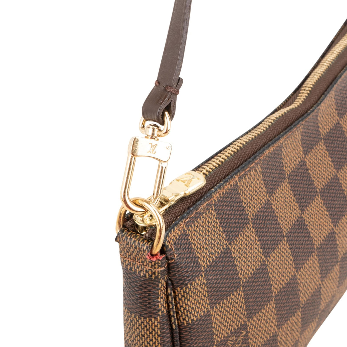 Bolso de mano Pochette Accessoires de lona Monogram Damier Ebene de Louis Vuitton