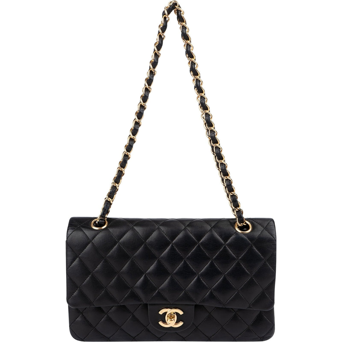 Chanel Lammleder CC Medium Double Flap Schultertasche, Bild 10 von 15