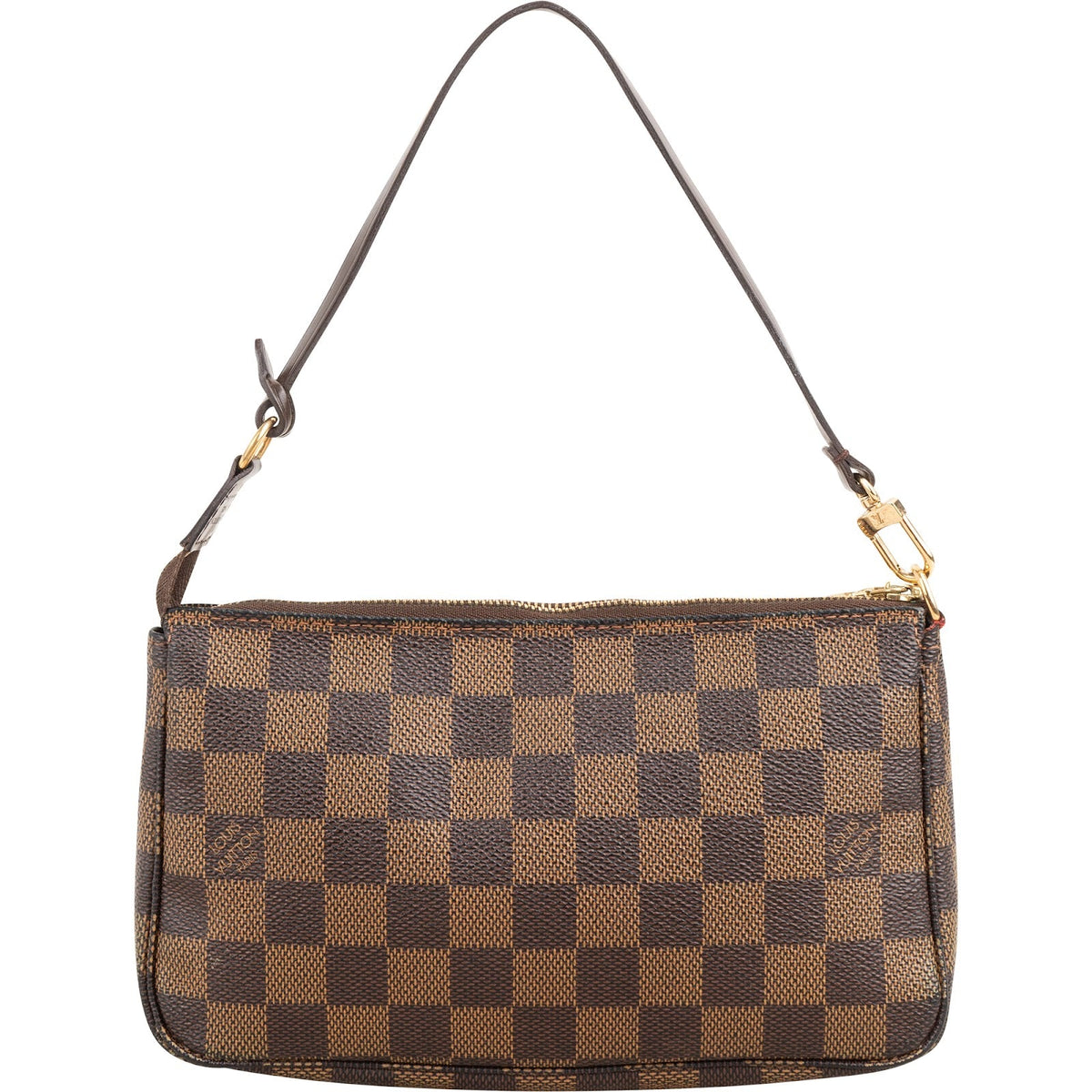 Bolso de mano Pochette Accessoires de lona Monogram Damier Ebene de Louis Vuitton