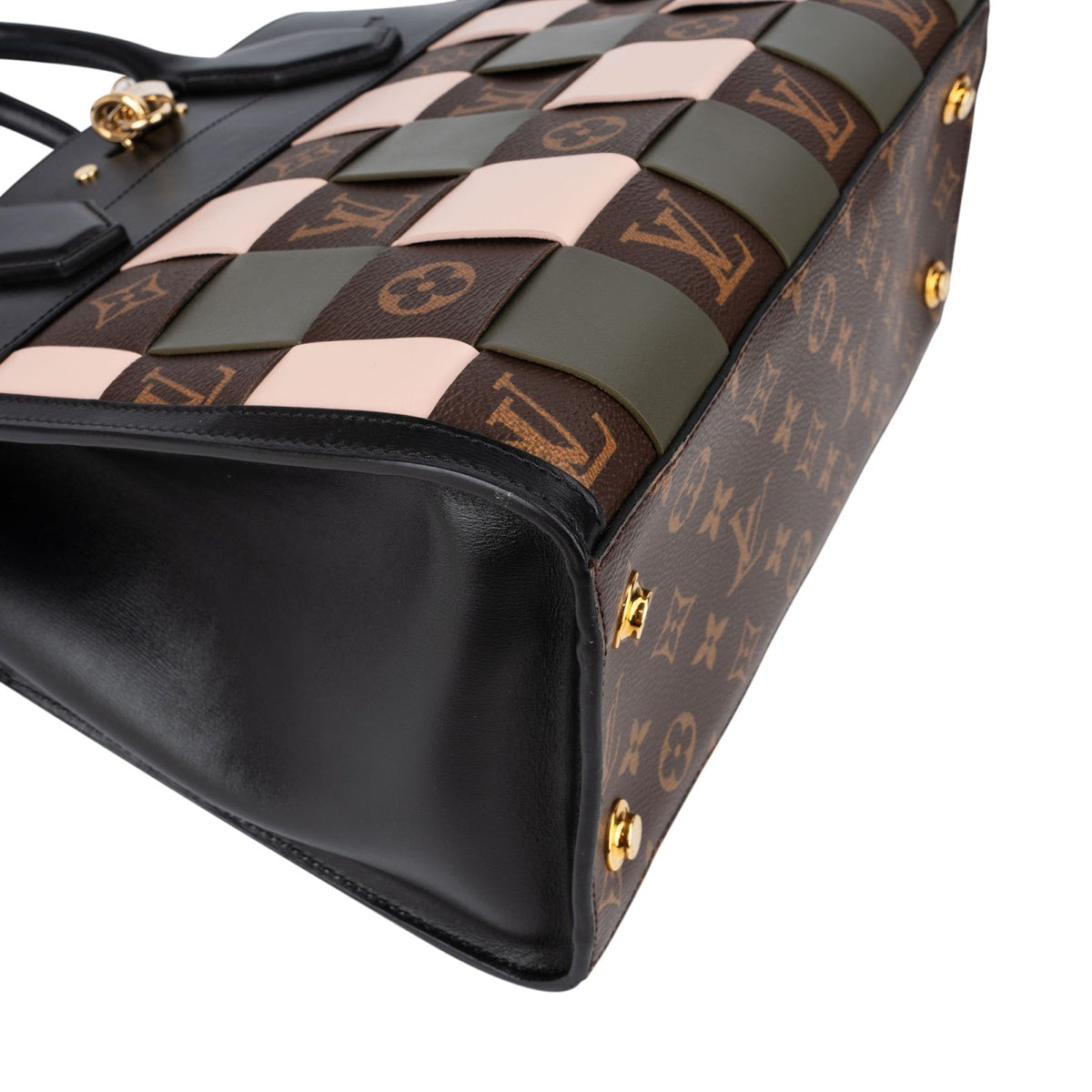 Louis Vuitton Monogram Canvas Checkboard Tressage City Steamer MM handtas
