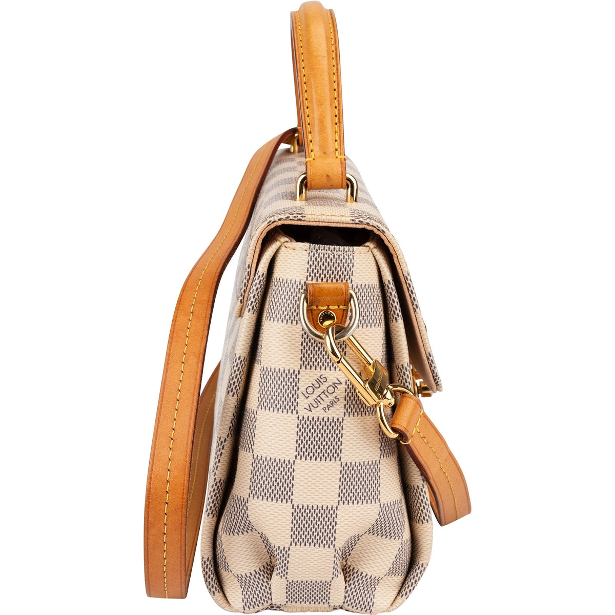 Borsa a mano Louis Vuitton Monogram Damier Azur Croisette