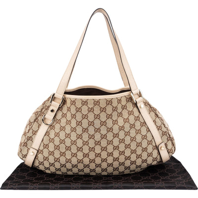 Gucci Monogram GG Canvas Abbey Shoulder Bag