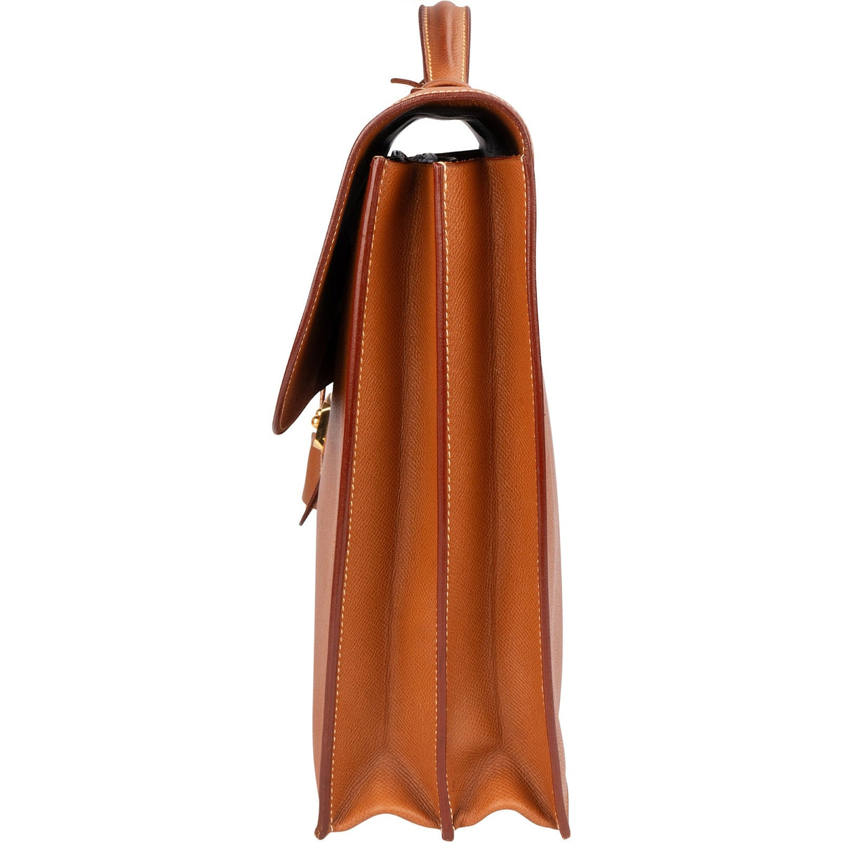 Sac business Hermès Sac à dépêches en cuir Courchevel marron
