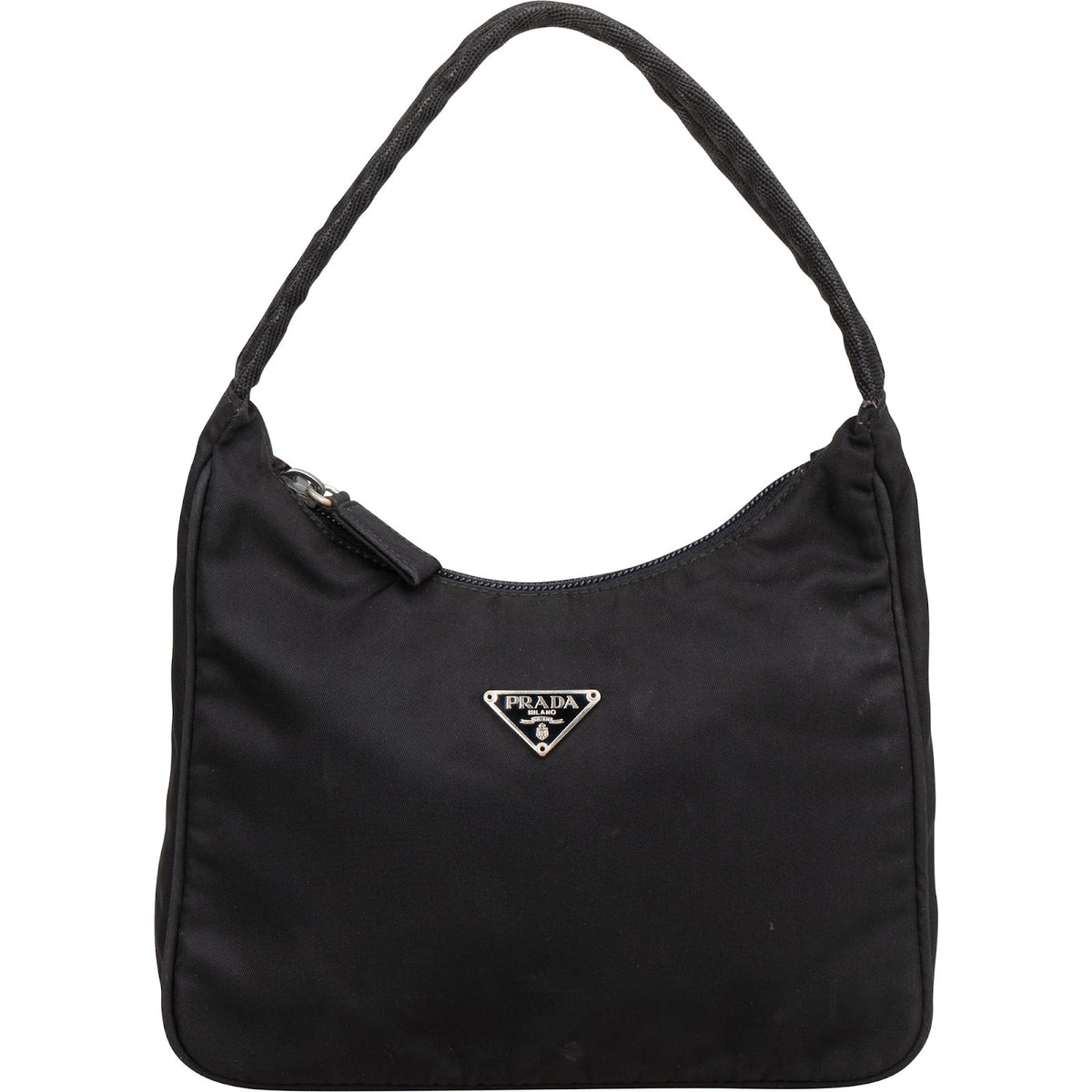 Bolso de mano Prada Re-Edition Vintage de nailon con logo triangular