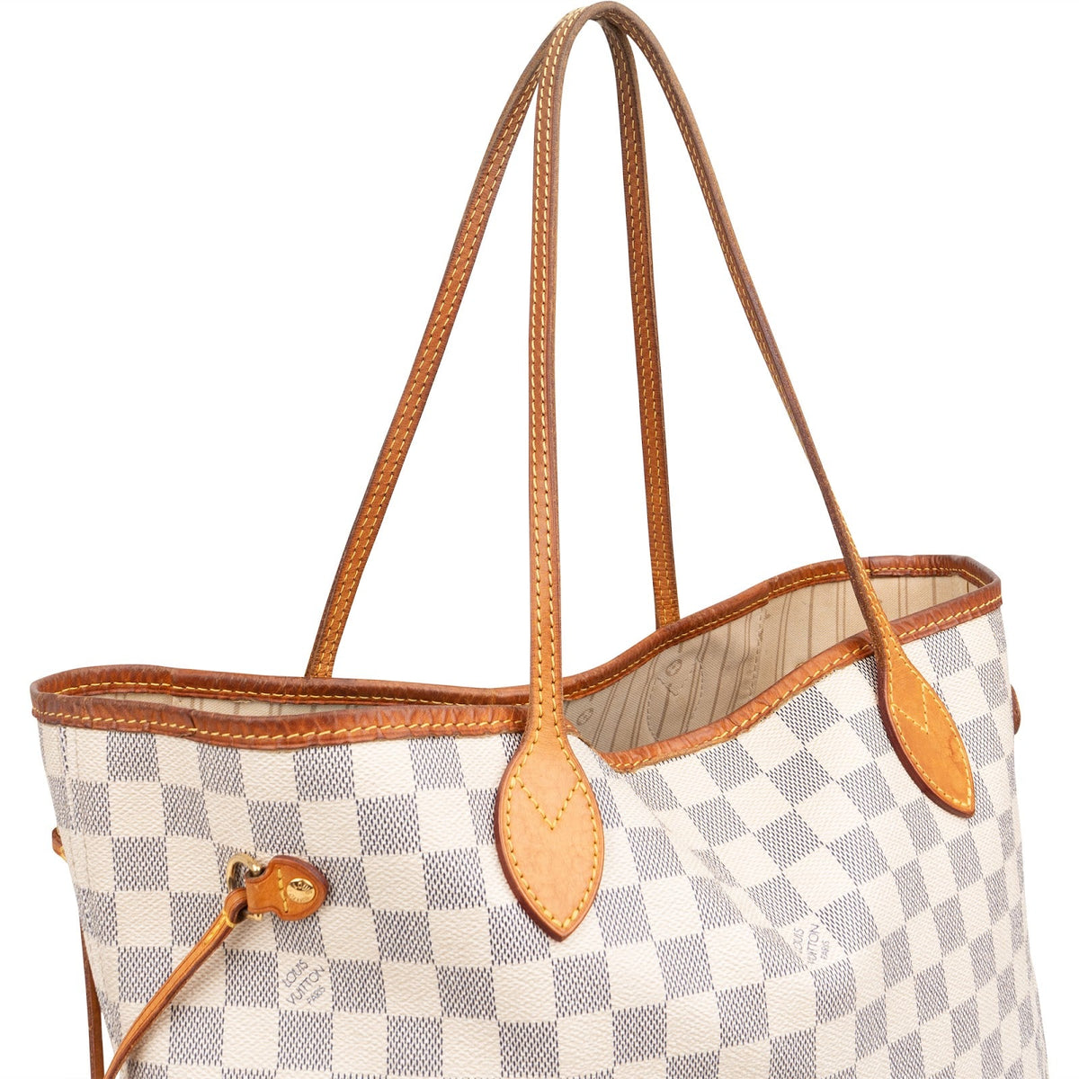 Sac cabas Louis Vuitton Neverfull MM en toile Monogram Damier Azur