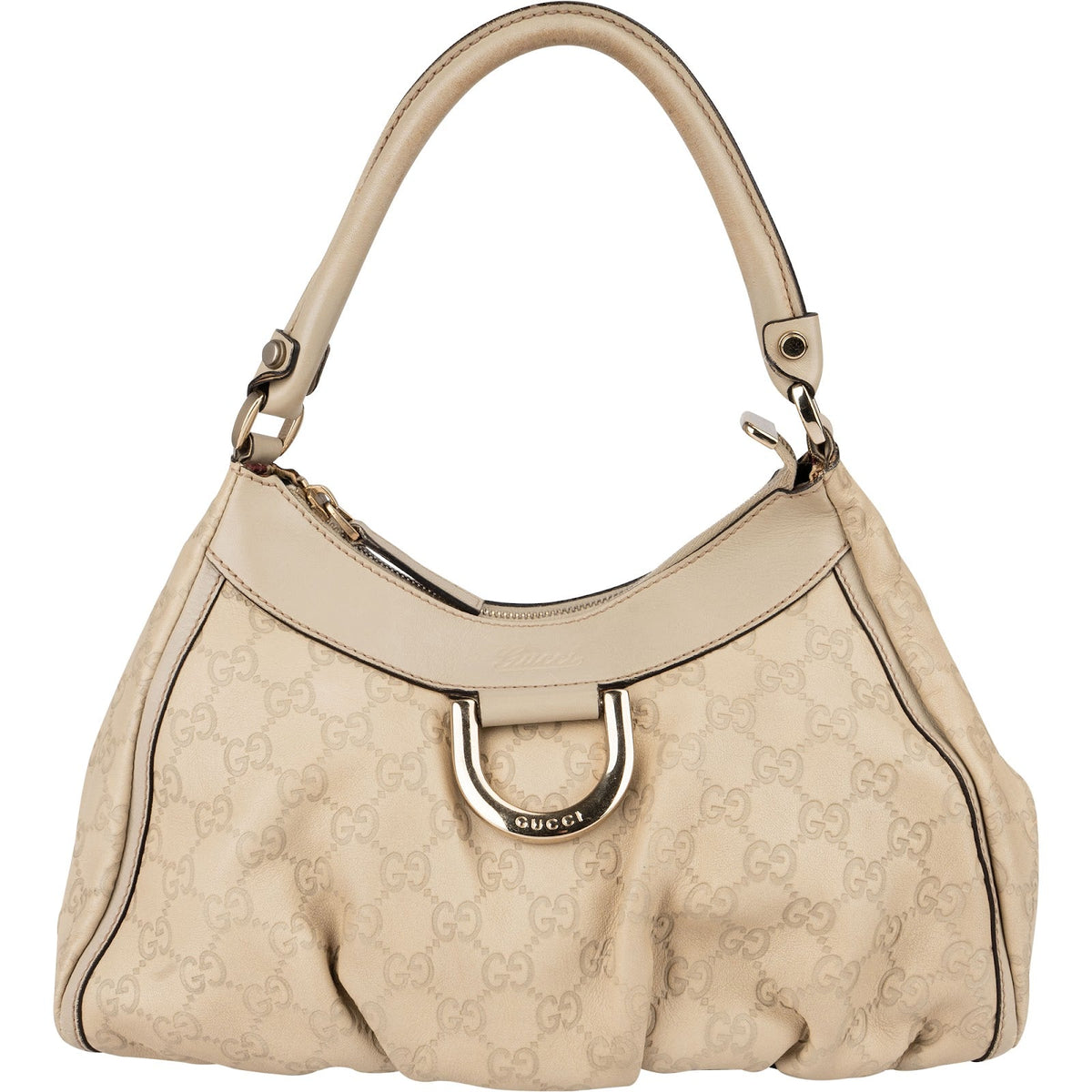 Gucci Guccissima Abbey D-Ring aus Guccissima-Leder – Vorderansicht