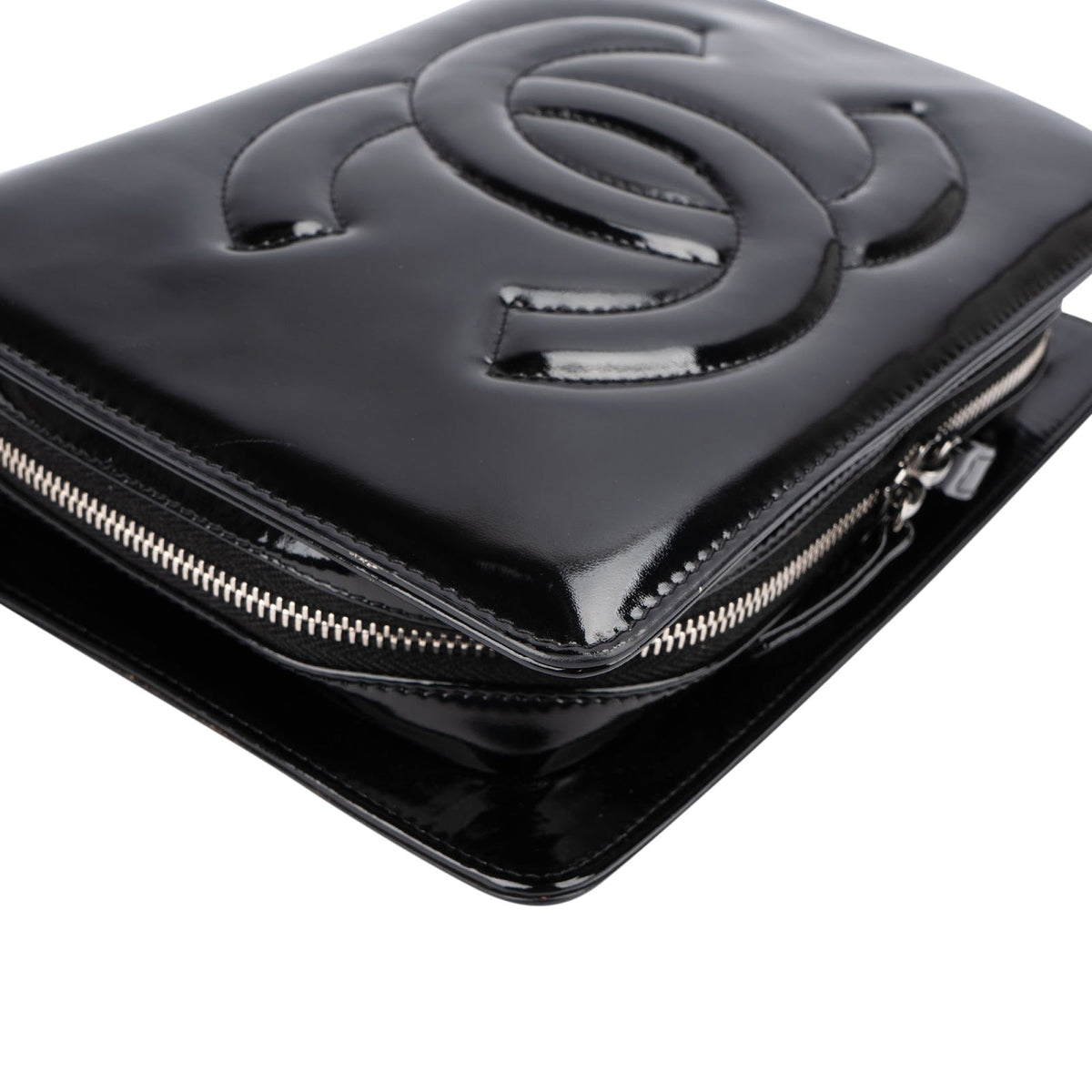 Sac à main Chanel Timeless CC Flap en cuir verni