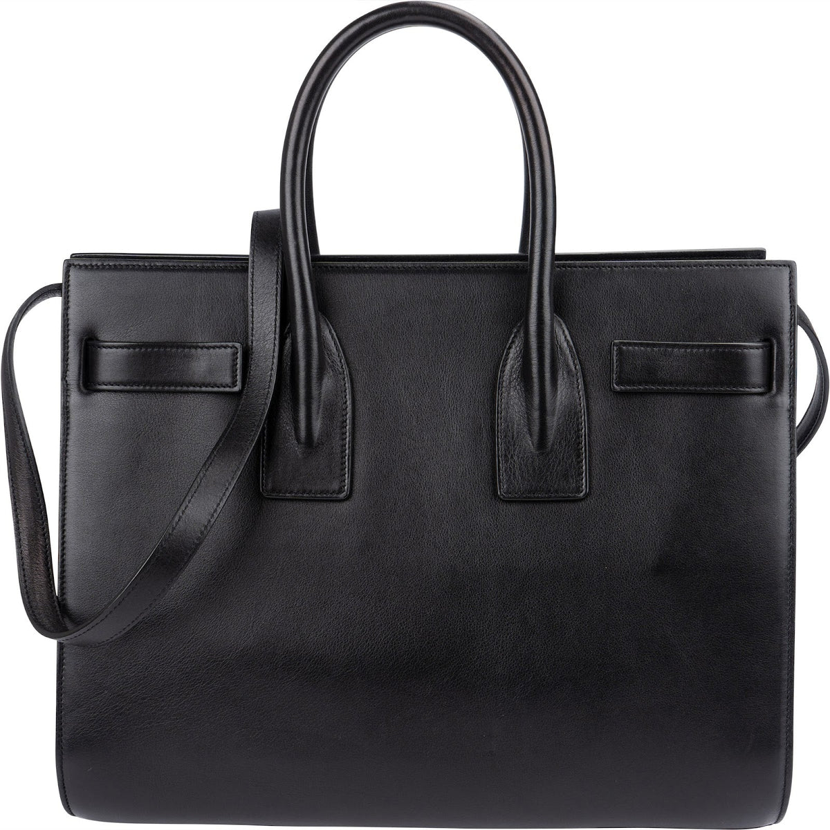 Sac à main Saint Laurent Sac De Jour en cuir noir