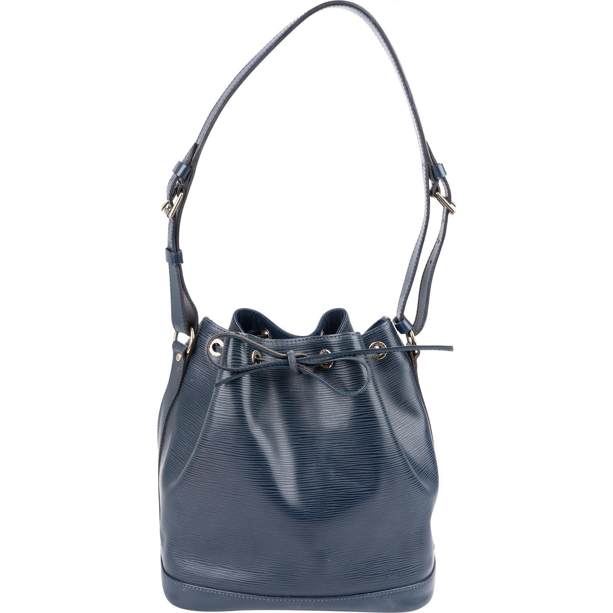 Louis Vuitton Blue Epi Leather NM Sac Noé Petit Shoulder Bag