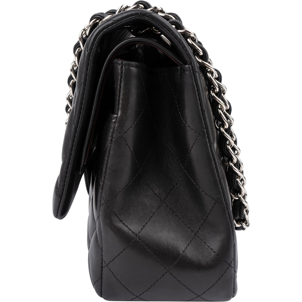 Chanel Jumbo Double Flap aus gestepptem Lammleder – Ansicht 5