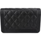 Bolso bandolera Chanel Boy Wallet On Chain de piel caviar acolchada