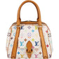 Louis Vuitton Monogram Multicolor Priscilla aus Monogram Multicolore Canvas und Vachetta-Leder – Vorderansicht