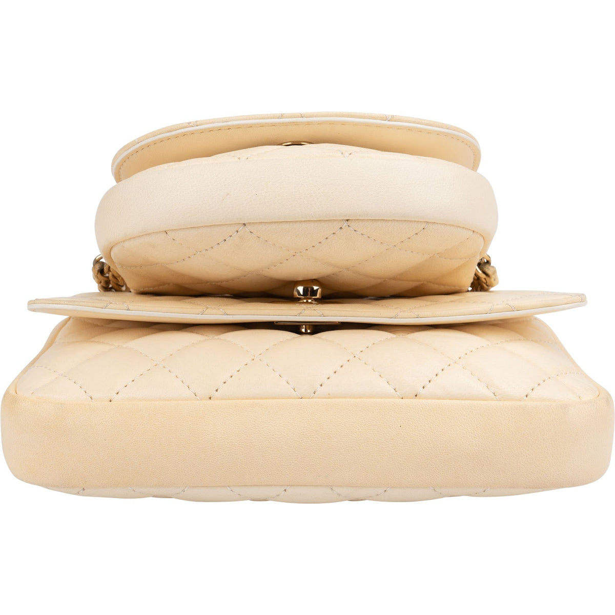Chanel Multi-Pochette Small Single Flap aus gestepptem Lammleder – Ansicht 6