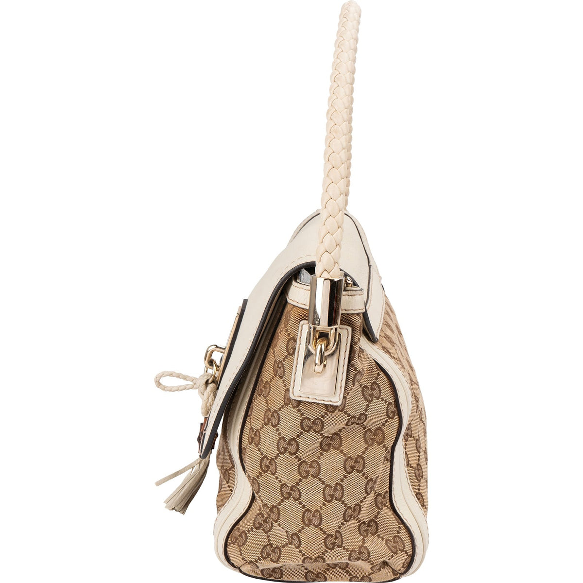 Gucci Monogram GG Canvas Bella Flap Shoulder Bag