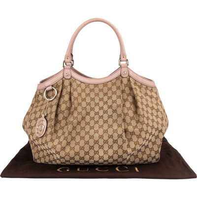 Gucci Monogram GG Canvas Sukey Hobo Shoulder Bag