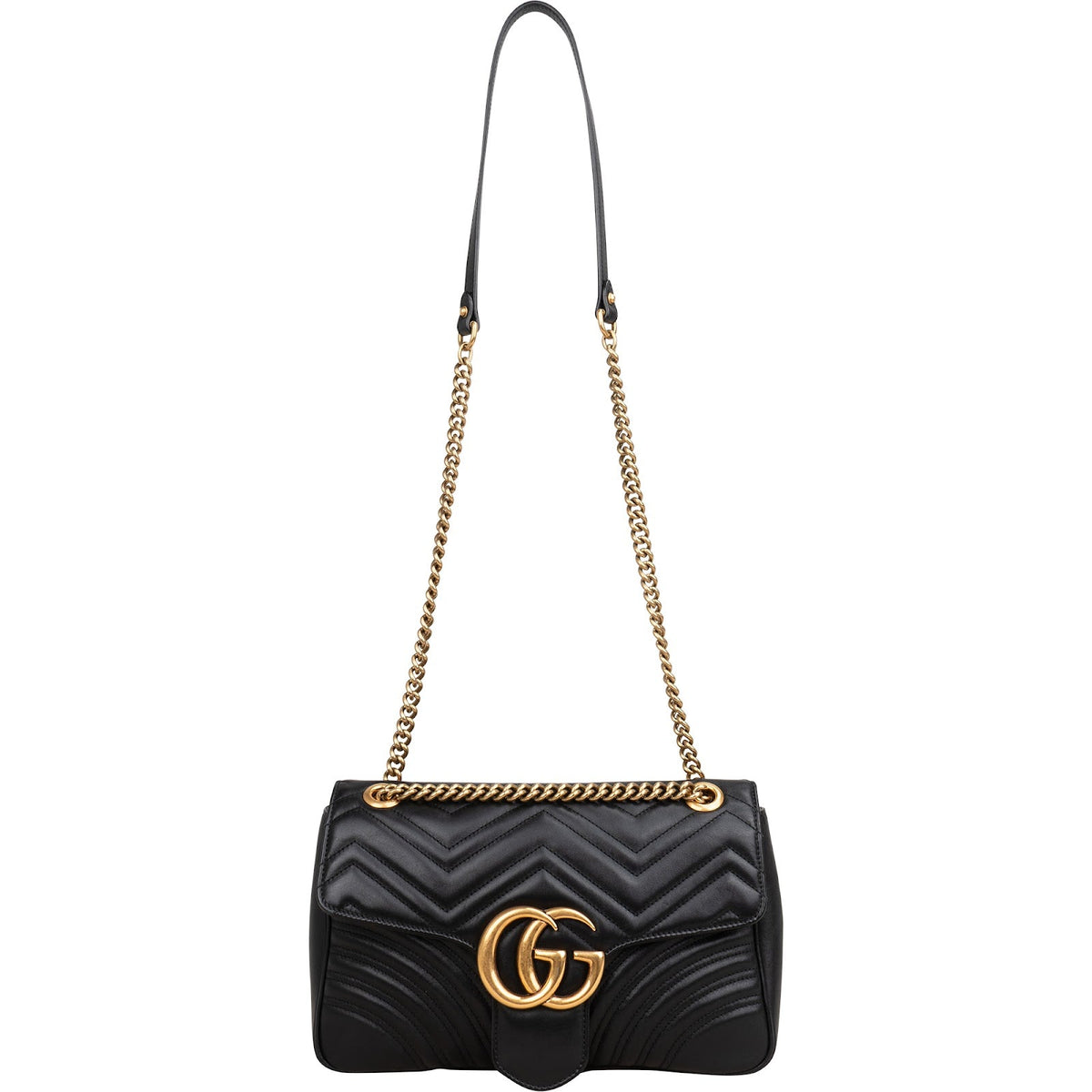Gucci Matelassé Leder GG Large Marmont Umhängetasche, Bild 8 von 12