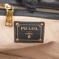 Prada Schwarz Nappa Leder Tote, Bild 10 von 11