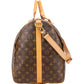Borsa da viaggio Louis Vuitton Keepall 60 Bandoulière in tela Monogram