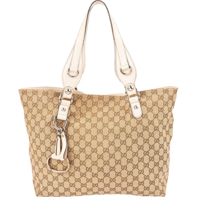 Gucci Monogram GG Canvas Horsebit Handbag