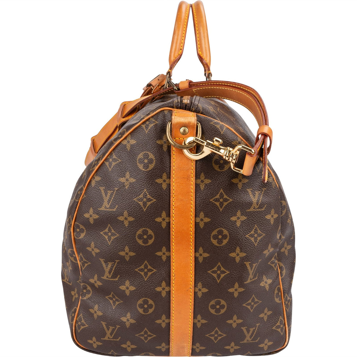 Bolsa de viaje Louis Vuitton Keepall 55 Bandoulière en lona Monogram