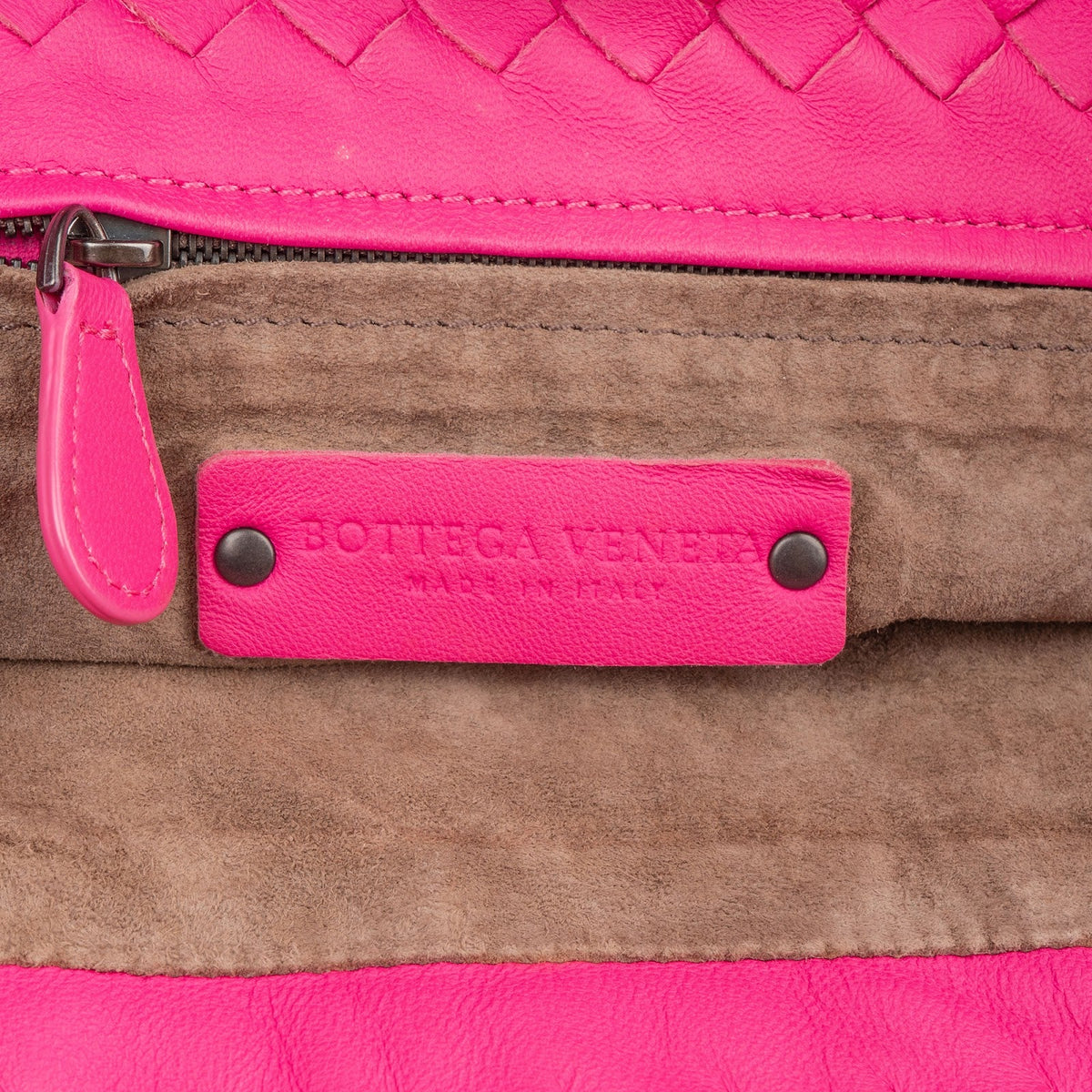Borsa a mano Cesta in pelle nappa Intrecciato di Bottega Veneta