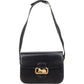 Sac porté épaule Céline à rabat Triomphe en veau box et motif Horse Carriage