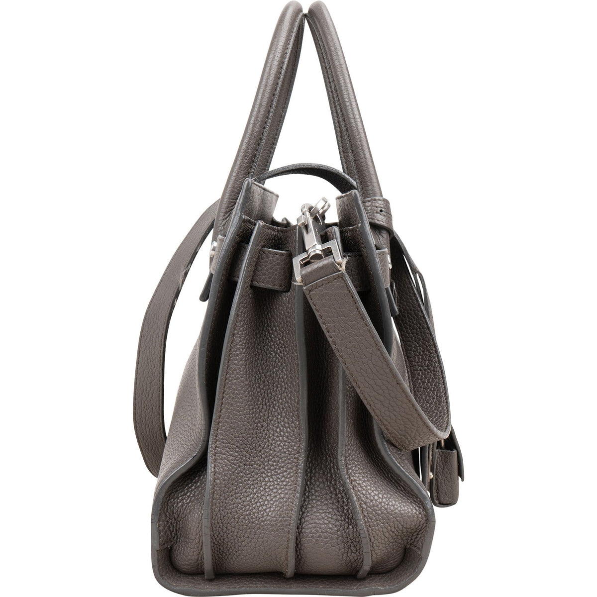 Bolso de mano Yves Saint Laurent Sac de Jour pequeño en piel granulada