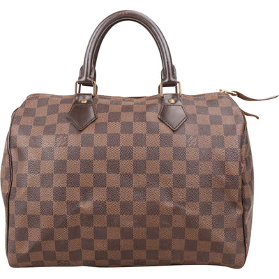 Bolso de mano Louis Vuitton Monogram Damier Ebene Speedy 30
