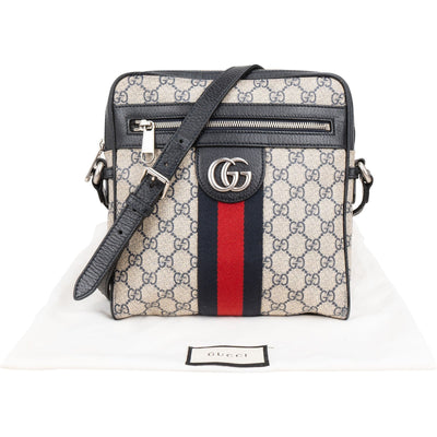 Borsa a tracolla Gucci Monogram GG Supreme Ophidia