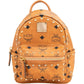 MCM Monogram Visetos Stark Studded Mini aus beschichtetem Canvas und Leder – Vorderansicht