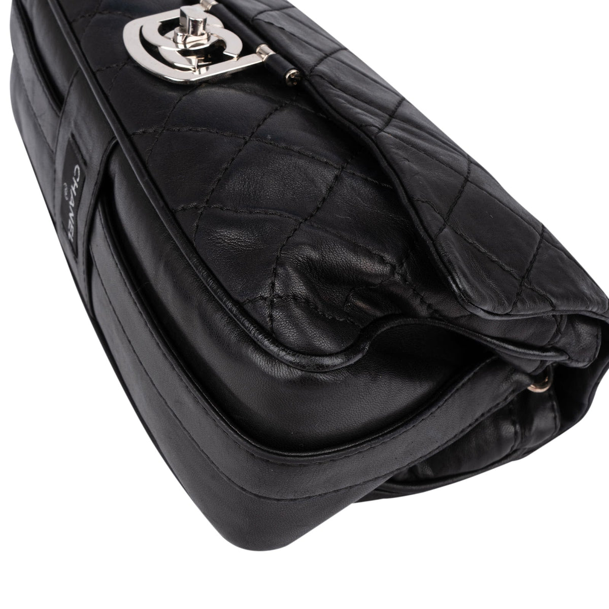 Chanel Jumbo Single Flap Lammleder Palladium, Bild 7 von 13