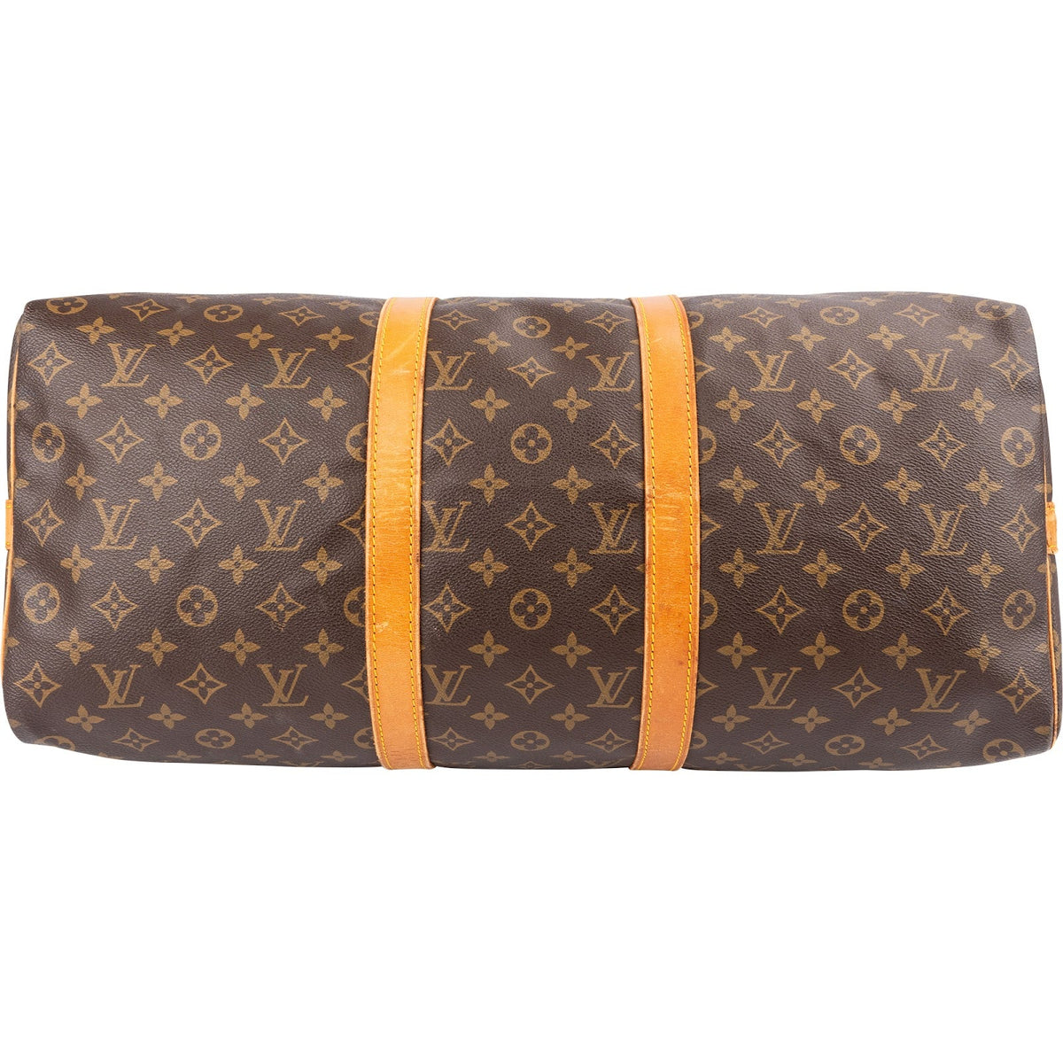 Borsa da viaggio Louis Vuitton Keepall 50 Bandoulière in tela Monogram