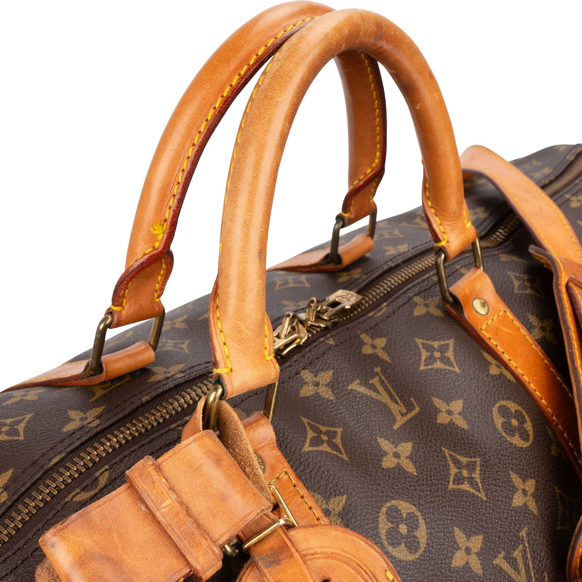 Louis Vuitton Canvas Keepall 60 Bandoulière Reisetasche, Bild 2 von 9