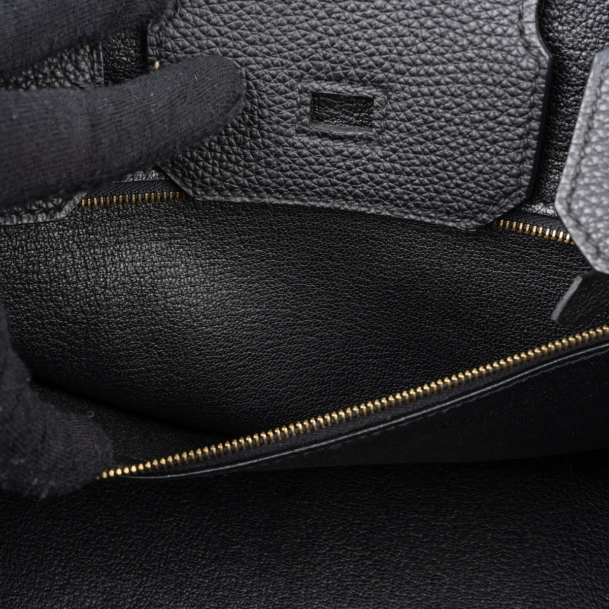 Borsa Hermès Birkin 30 in pelle Togo nera con hardware dorato (2015)