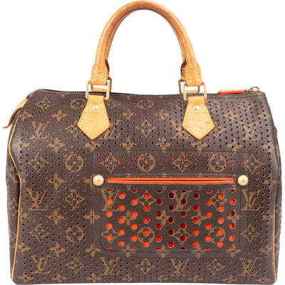 Louis Vuitton Limited Monogram Perforated Speedy 30 Handtasche