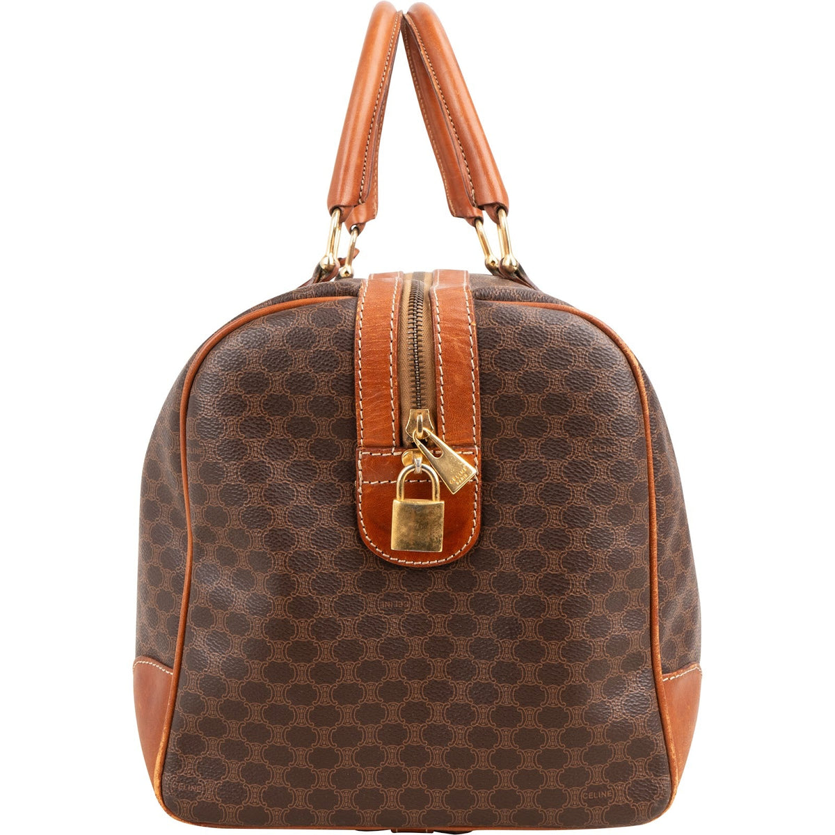 Celine Monogram Macadam Canvas Boston 45 Reisetasche, Bild 3 von 9
