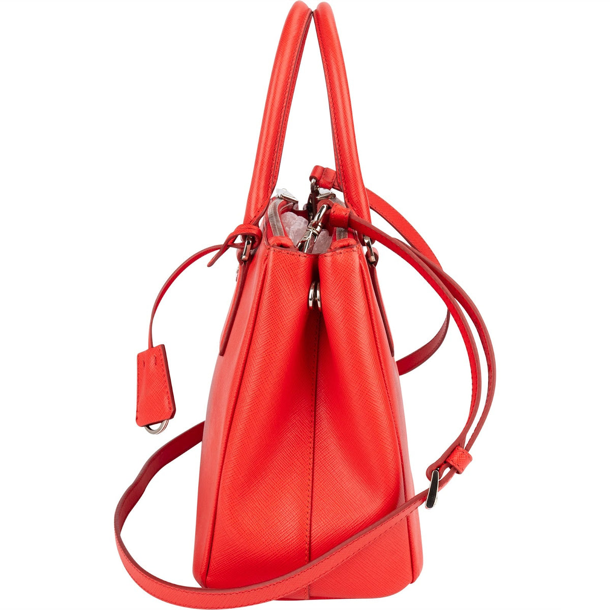 Bolso de mano Galleria de piel Saffiano de Prada