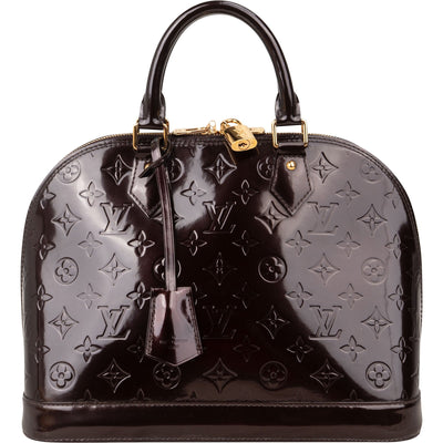 Louis Vuitton Monogram Vernis leer Alma PM handtas