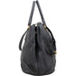 Prada Black Vitello Daino Leather Tote Handbag