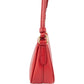 Prada Red Saffiano Leather Zip Mini Handbag