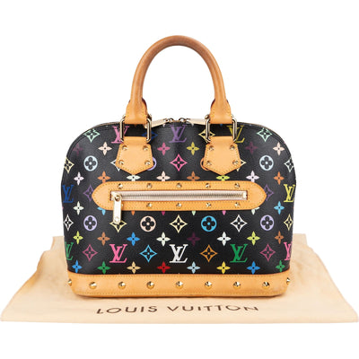 Louis Vuitton Canvas Monogram Murakami Multicolor Alma PM Handbag