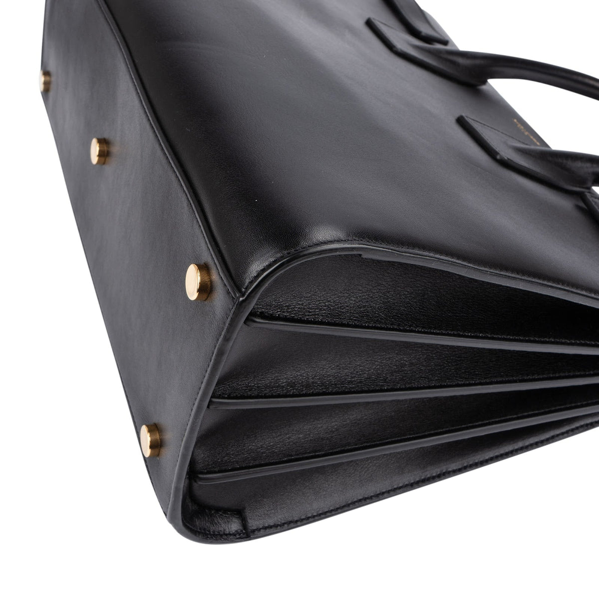 Sac à main Saint Laurent Sac De Jour en cuir noir
