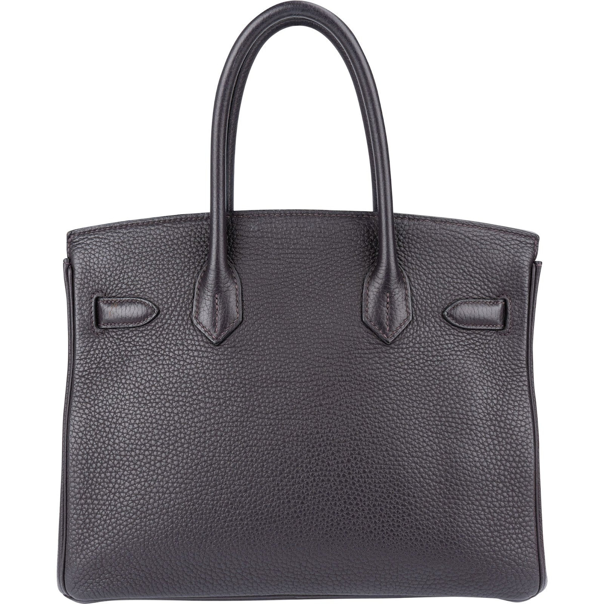 Bolso Hermès Birkin 30 de piel Togo en color azul oscuro (Prunoir)